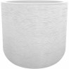 Cache-pot EDA Graphit'Up Rond Blanc Plastique Ø 50 cm