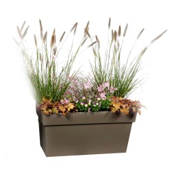 Cache-pot EDA Muret Rectangulaire 79 x 35 x 39 cm Taupe