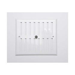 Grille Fepre Réglable Aluminium Blanc (17 x 19 cm)