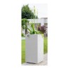 Pot EDA Graphit Plastique Blanc Carré (39,5 x 39,5 x 80 cm)