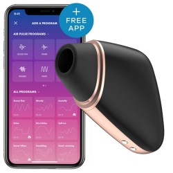 Aspirateur à clitoris Love Triangle Air Pulse Satisfyer Noir