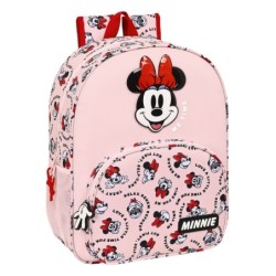 Cartable Minnie Mouse Me time Rose (33 x 42 x 14 cm)