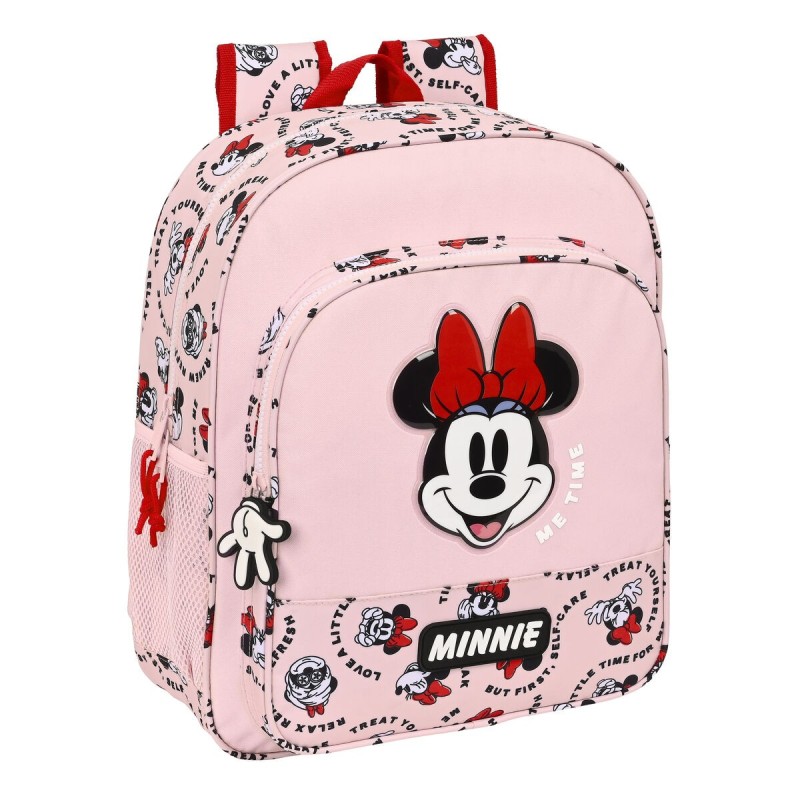 Cartable Minnie Mouse Me time Rose (32 x 38 x 12 cm)