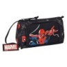 Trousse Scolaire avec Accessoires Spiderman Hero Noir (20 x 11 x 8.5 cm) (32 Pièces)