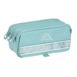 Trousse Fourre-Tout Triple Kappa 21,5 x 10 x 8 cm Bleu