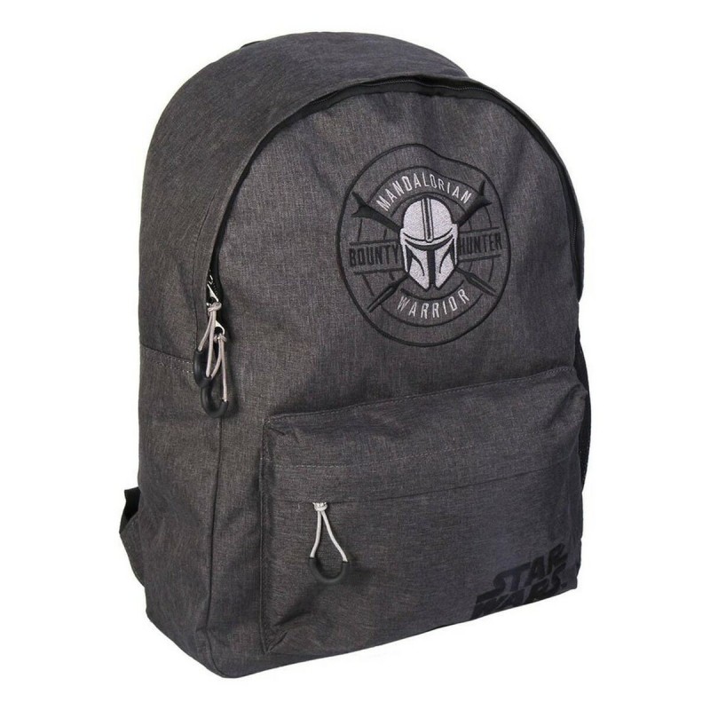 Cartable The Mandalorian Warrior Gris (31 x 44 x 16 cm)