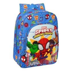 Sac à dos enfant Spiderman Team up Bleu (26 x 34 x 11 cm)