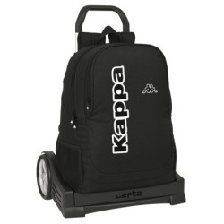 Cartable à roulettes Kappa Black Noir (32 x 44 x 16 cm)