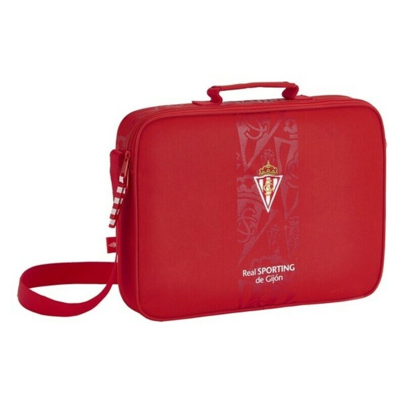 Cartable d\'école Real Sporting de Gijón Rouge (38 x 28 x 6 cm)