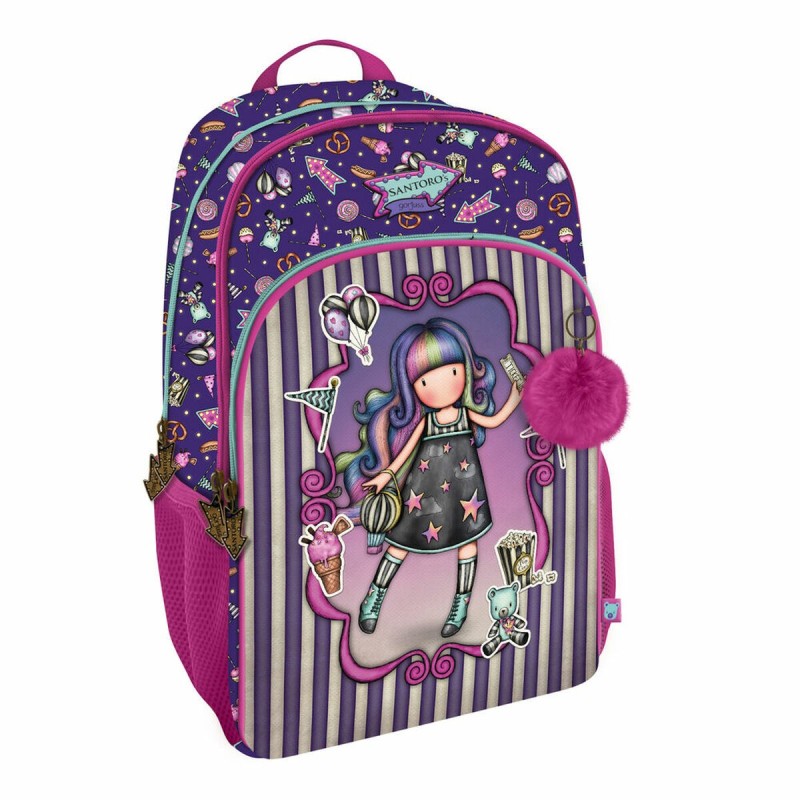 Cartable Gorjuss Up and away Violet (29 x 45 x 17 cm)