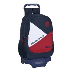 Cartable à roulettes F.C. Barcelona Corporativa Bleu Bordeaux (32 x 44 x 16 cm)