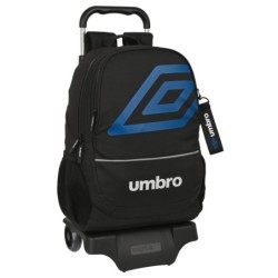 Cartable à roulettes Umbro Flash Noir (32 x 44 x 16 cm)