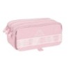 Trousse Fourre-Tout Triple Kappa 21,5 x 10 x 8 cm Rose