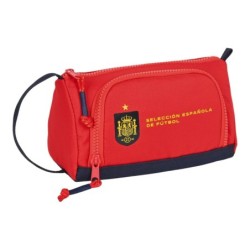 Trousse d\'écolier RFEF Rouge Bleu (20 x 11 x 8.5 cm) (32 Pièces)