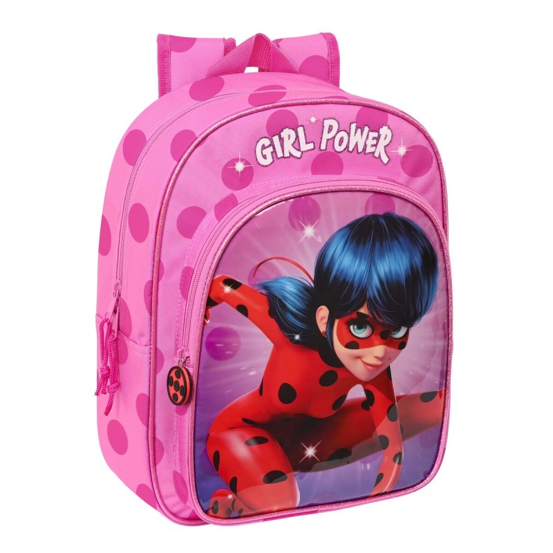 Cartable Lady Bug Fuchsia (26 x 34 x 11 cm)