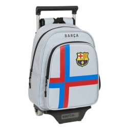 Cartable à roulettes F.C. Barcelona Gris (27 x 33 x 10 cm)