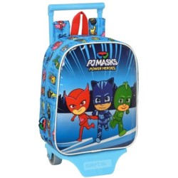 Cartable à roulettes PJ Masks Bleu 22 x 27 x 10 cm