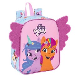 Cartable My Little Pony Wild & free Bleu Rose 22 x 27 x 10 cm