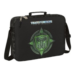 Cartable d\'école Transformers Noir 38 x 28 x 6 cm