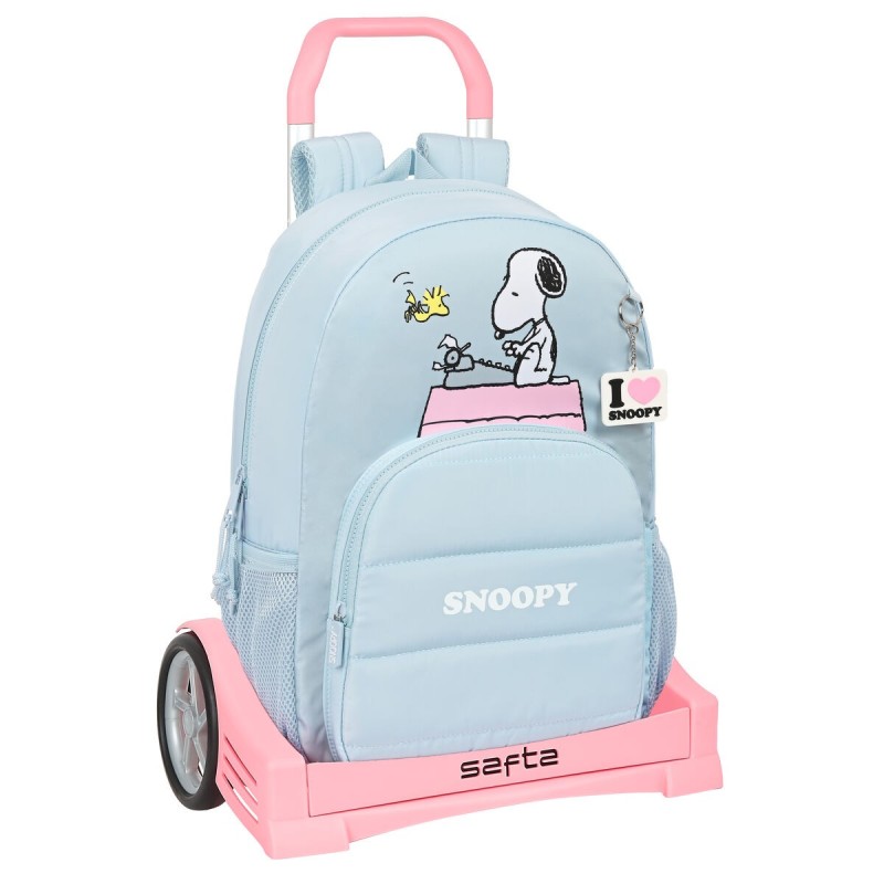 Cartable à roulettes Snoopy Imagine Bleu 14 L