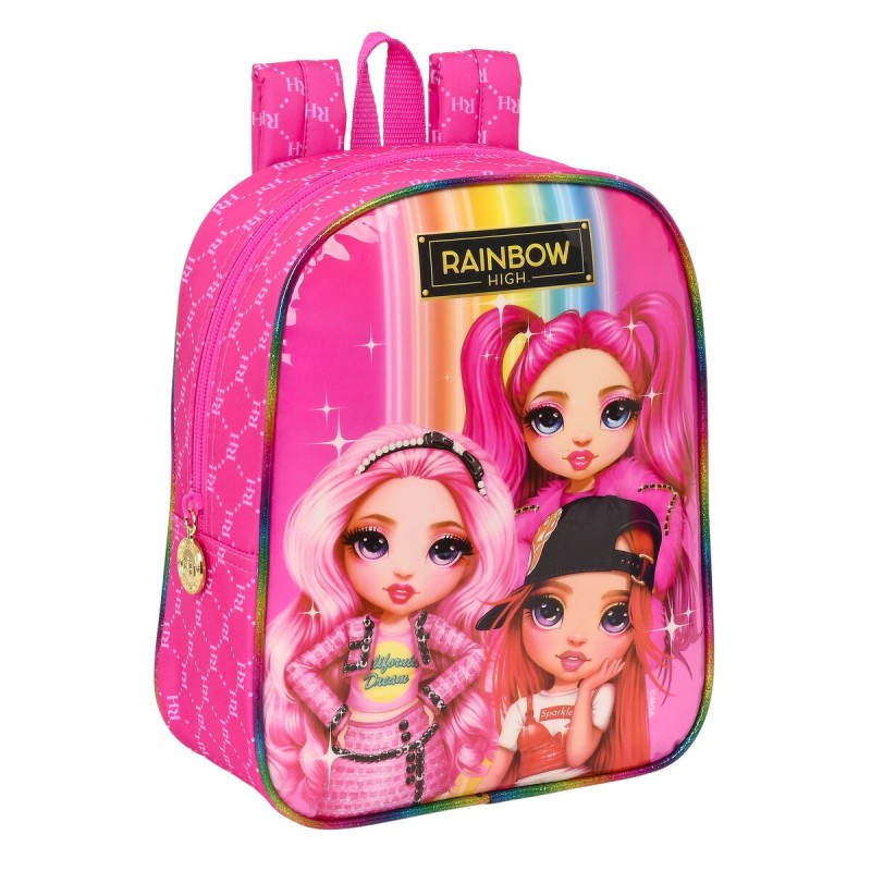 Cartable Rainbow High Fuchsia (22 x 27 x 10 cm)