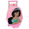 Cartable 3D avec roulettes Disney Jasmine Rose (28 x 10 x 67 cm)