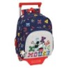 Cartable à roulettes Mickey Mouse Clubhouse Only one Blue marine (28 x 34 x 10 cm)