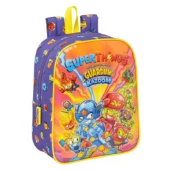 Cartable SuperThings Guardians of Kazoom Violet Jaune (22 x 27 x 10 cm)