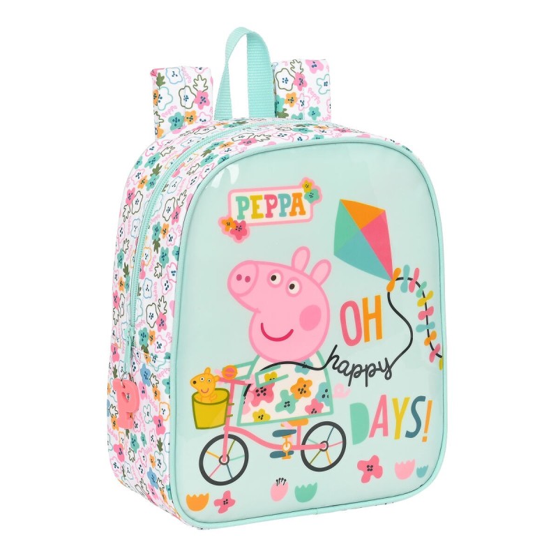 Cartable Peppa Pig Cosy corner Bleu clair (22 x 27 x 10 cm)