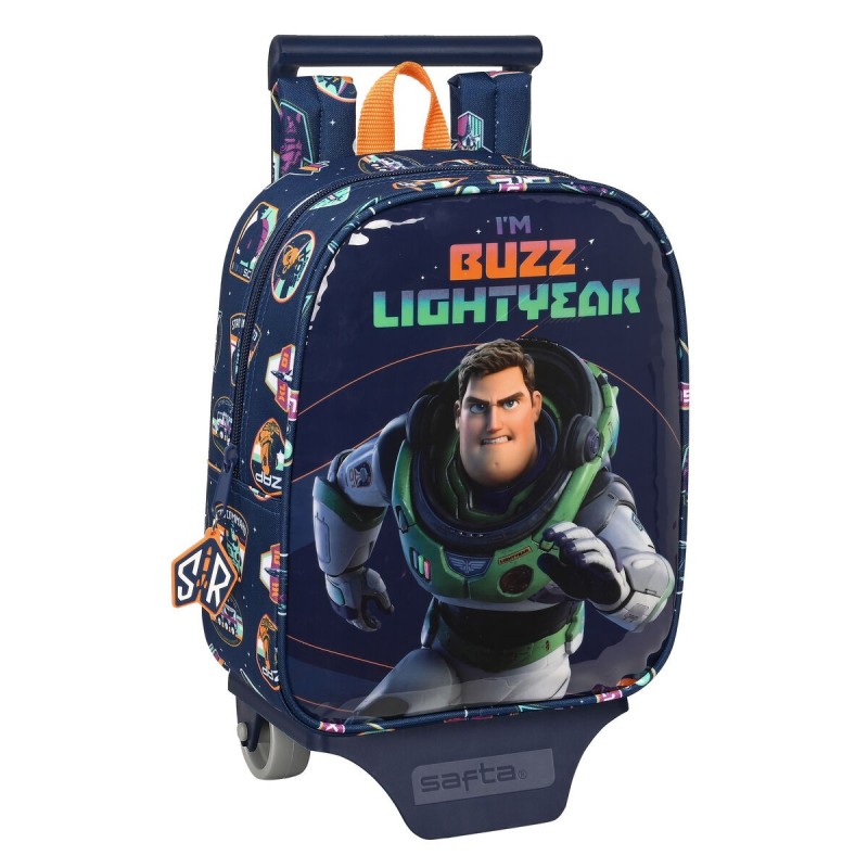 Cartable à roulettes Buzz Lightyear Blue marine (22 x 27 x 10 cm)