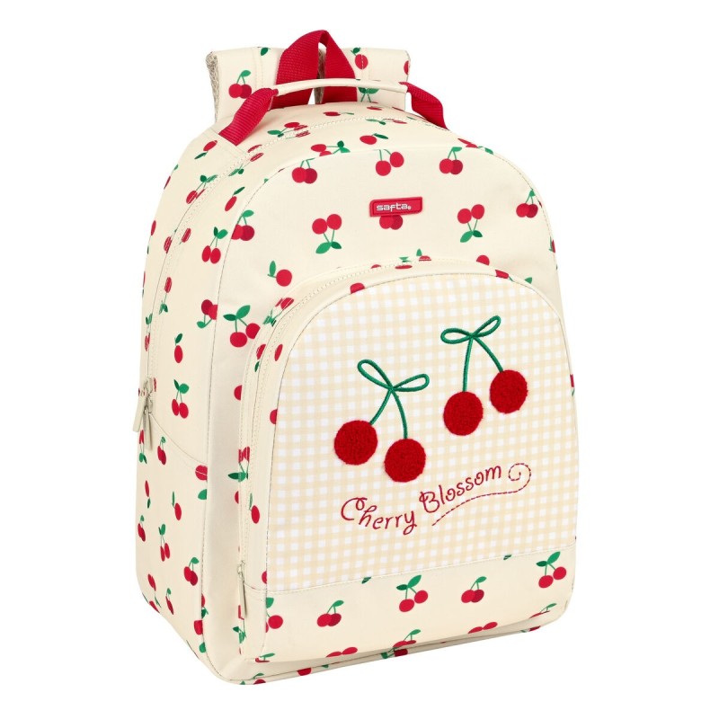 Cartable Safta Cherry Beige (32 x 42 x 15 cm)