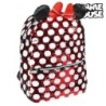 Cartable Minnie Mouse Paillettes Rouge Noir