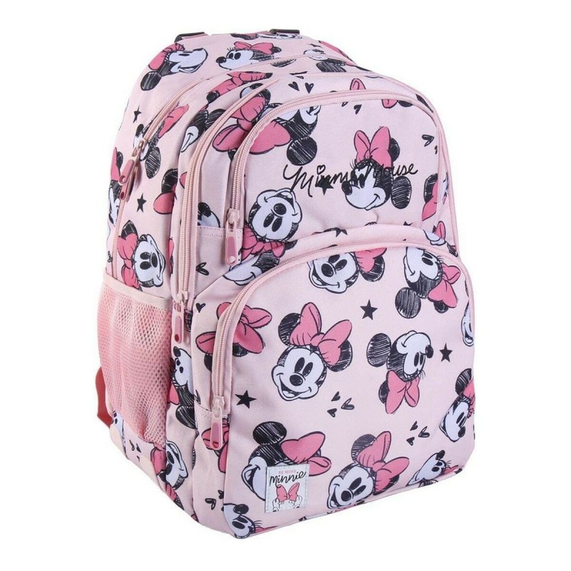 Cartable Minnie Mouse Rose (32 x 18,5 x 44 cm)