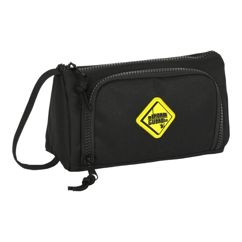 Trousse d\'écolier El Hormiguero Noir (20 x 11 x 8.5 cm) (32 Pièces)