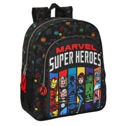 Cartable The Avengers Super heroes Noir (32 x 38 x 12 cm)