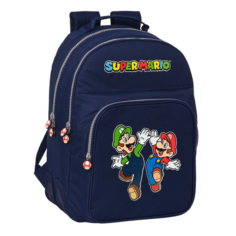 Cartable Super Mario Blue marine 32 x 42 x 15 cm