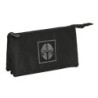 Trousse Fourre-Tout Triple The Mandalorian Noir (22 x 12 x 3 cm)