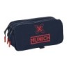 Trousse Fourre-Tout Triple Munich Flash 21,5 x 10 x 8 cm Blue marine