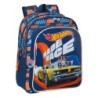 Sac à dos enfant Hot Wheels Speed club Orange Blue marine (27 x 33 x 10 cm)