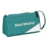 Trousse d\'écolier Real Madrid C.F. Blanc Vert turquoise (20 x 11 x 8.5 cm) (32 Pièces)