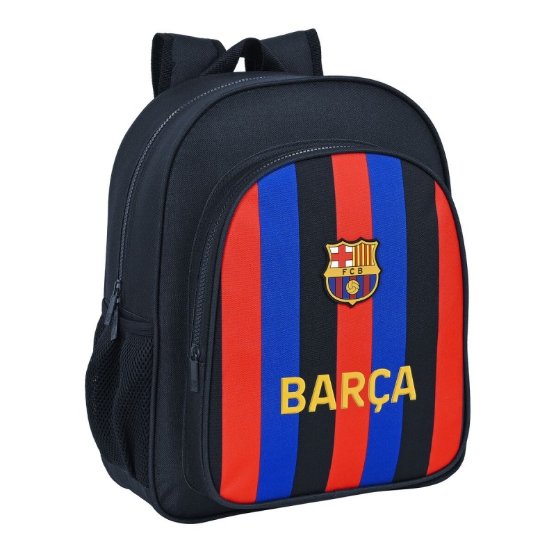 Cartable F.C. Barcelona Bordeaux Blue marine (32 x 38 x 12 cm)