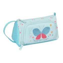 Trousse Scolaire avec Accessoires BlackFit8 Keep Growing Bleu clair (32 Pièces)