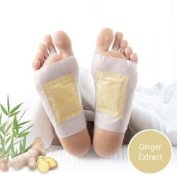 Patchs Détoxifiants pour les pieds Ginger InnovaGoods 10 Unités