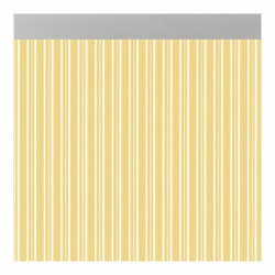 Rideau Acudam Ferrara Portes Transparent Extérieur Jaune (90 x 210 cm)