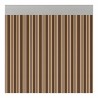 Rideau Acudam Ferrara Portes Marron Ivoire Opaque Extérieur PVC Aluminium 90 x 210 cm