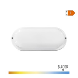 Applique LED EDM Ovale Blanc 18 W F 1820 lm (6400 K)