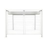 Pergola DKD Home Decor Blanc 296 x 296 x 225 cm Acier