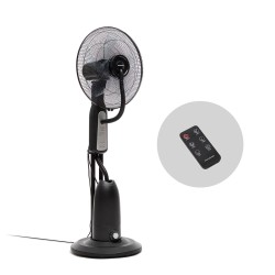 Ventilateur Brumisateur sur Pied avec Commande à Distance InnovaGoods Mistinn Noir 90 W 2,8 L