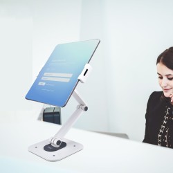 Support de tablette Startech ADJ-TABLET-STAND-W Blanc