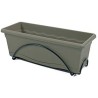 Cache-pot Plastiken Terra A accrocher sur le balcon Taupe Plastique 50 x 24 x 18 cm